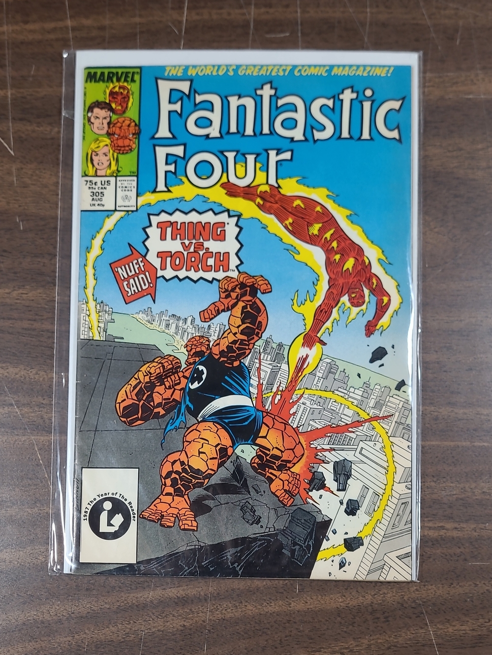 Marvel Fantastic Four Comic Book #305 August 1987 Bagged